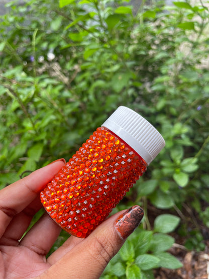 Bling Pill Bottle