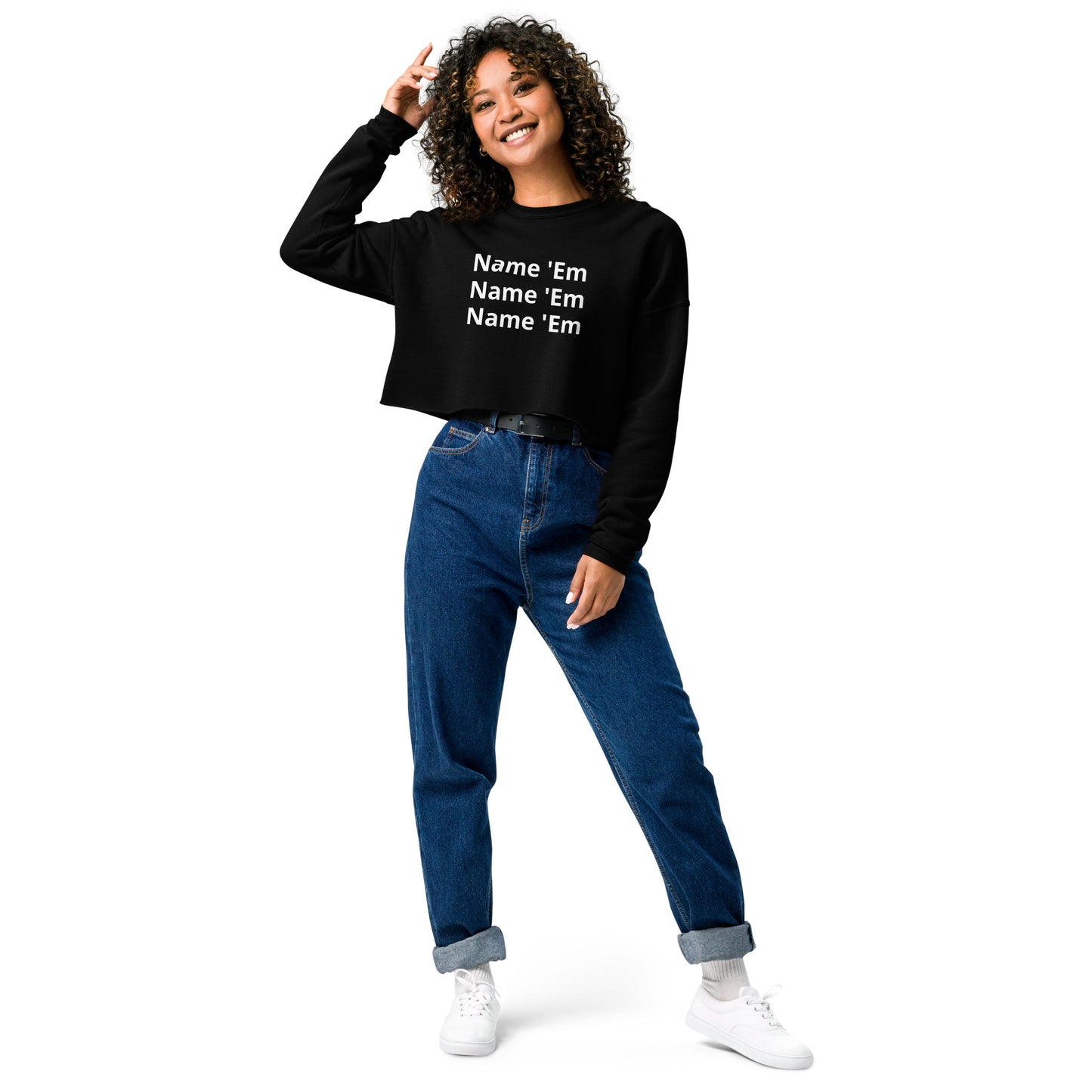 Name 'Em Crop Sweatshirt