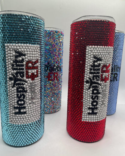 Custom Bling Skinny Tumbler